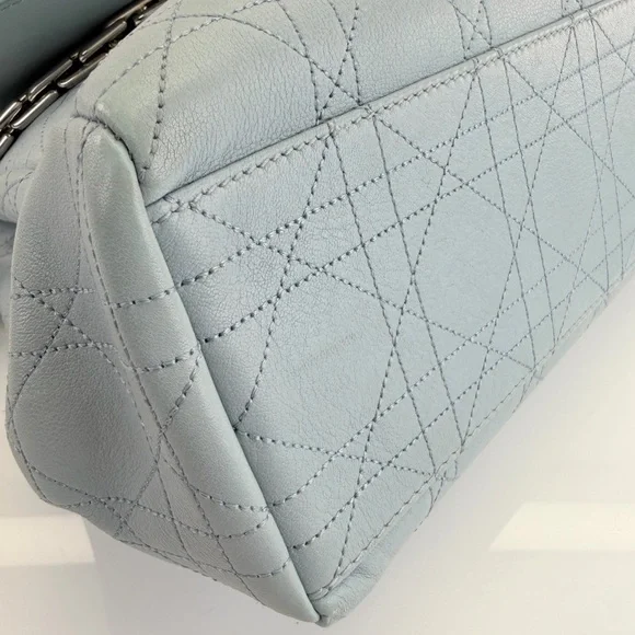 Dior Light Blue Cannage Leather Diorling Shoulder Bag - Picture 10 of 16